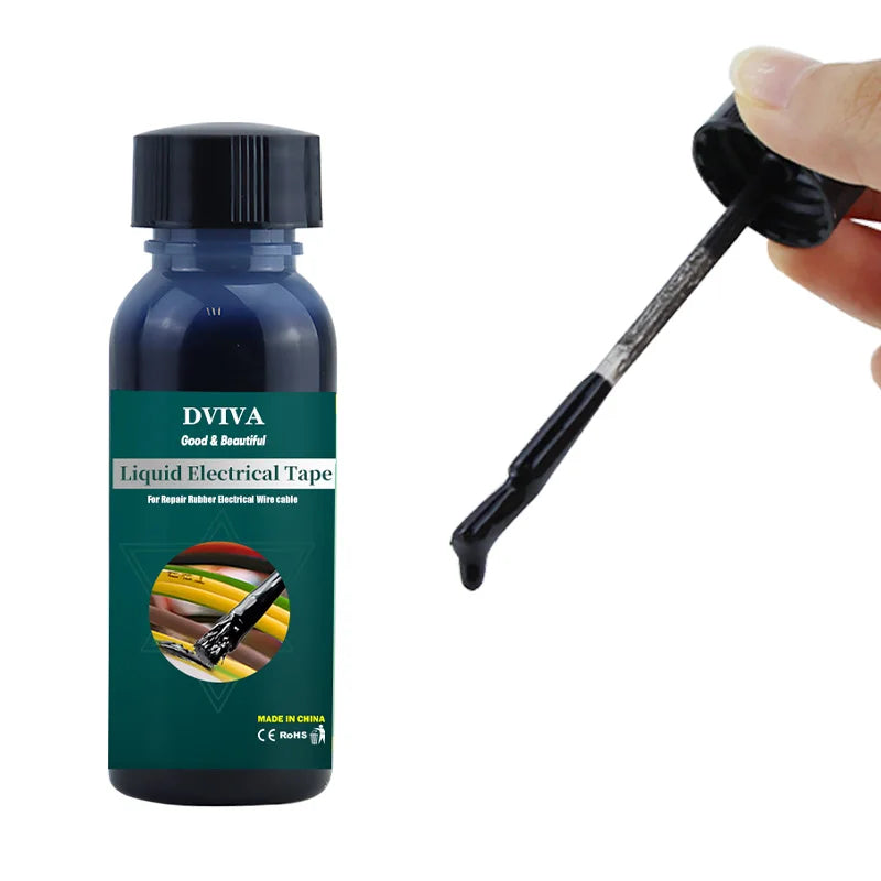 50/100/150/300ml Liquid Electrical Tape Waterproof Insulating Tape Repair Rubber Fixed Electrical Wire Cable Metal Welding Glue
