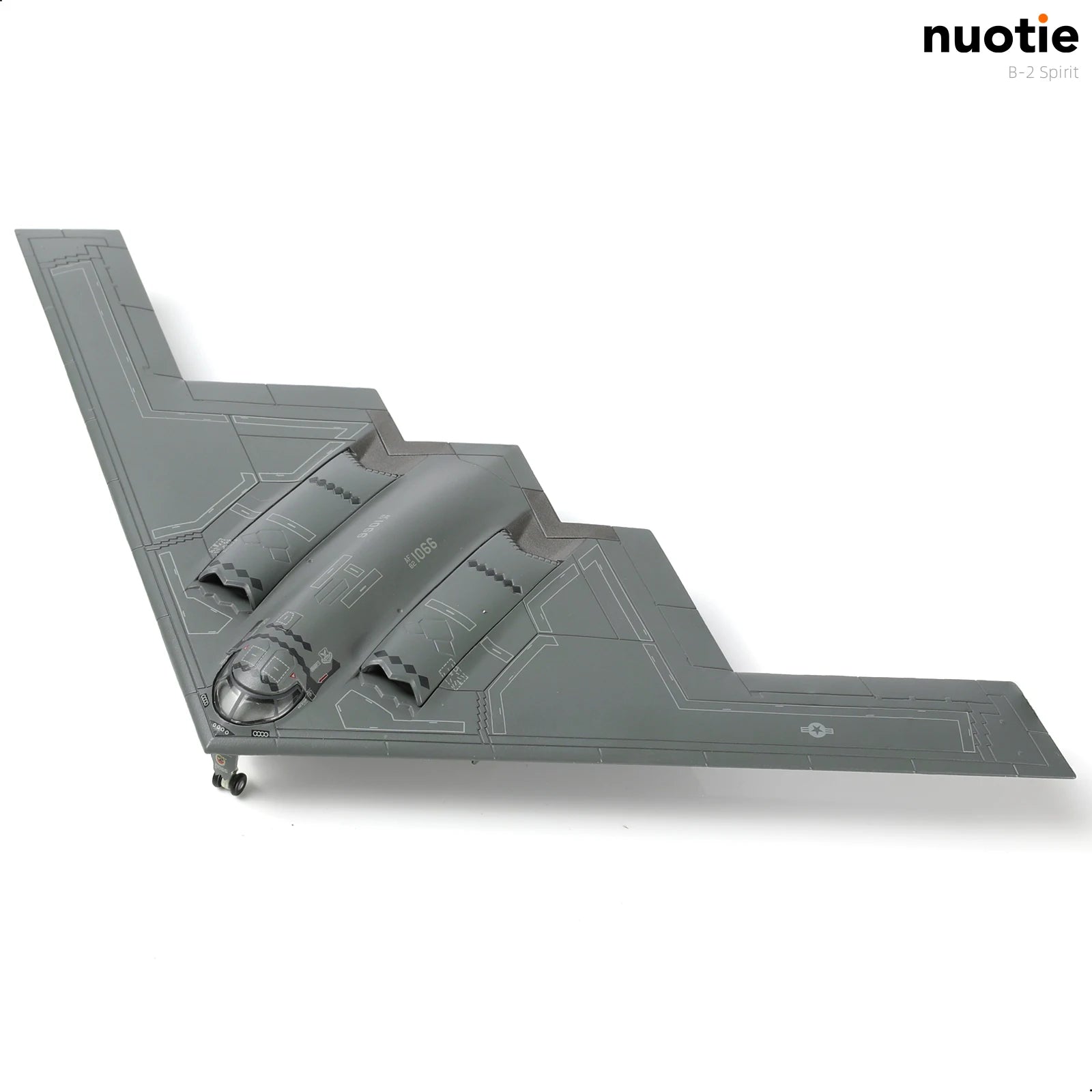 NUOTIE 1/200 B-2A Spirit Stealth Strategic Heavy Bomber AF 82-1066 Metal Diecast Model with Stand Adult Collection Gift
