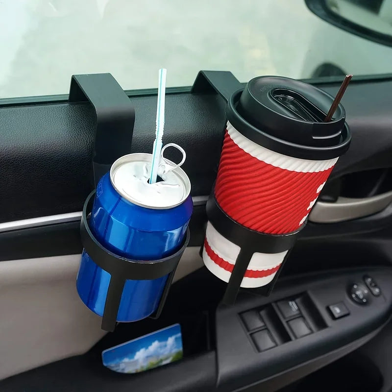 Black 2pcs Drinks Mug Car Holder Car Cup Holder Car Storage Rack Beverage Holder Portable Cup Holder