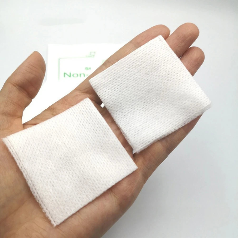 50/100pcs Sterile Medical Gauze Pad Wound Care Supplies Non-woven Gauze Pad Cotton First Aid Waterproof Wound Dressing