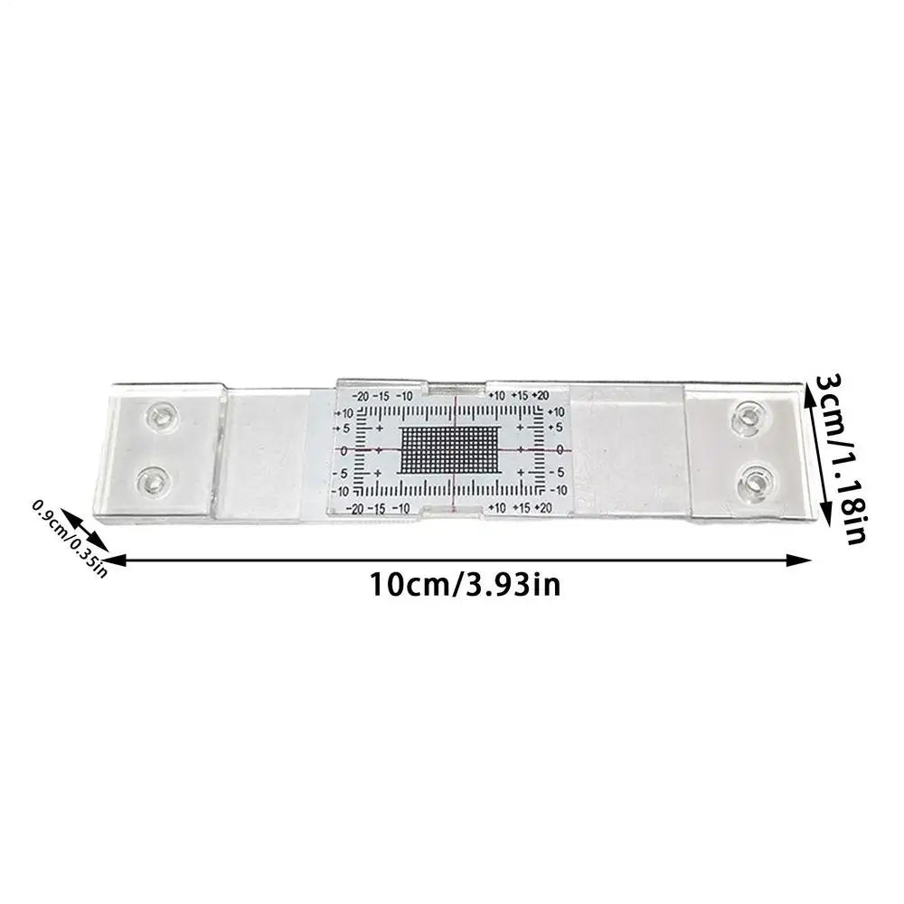 Accurate Crack Monitoring Record Tool Crack Measuring Ruler for Monitoring Wall Deformation Building Wall Standard Crack Monitor