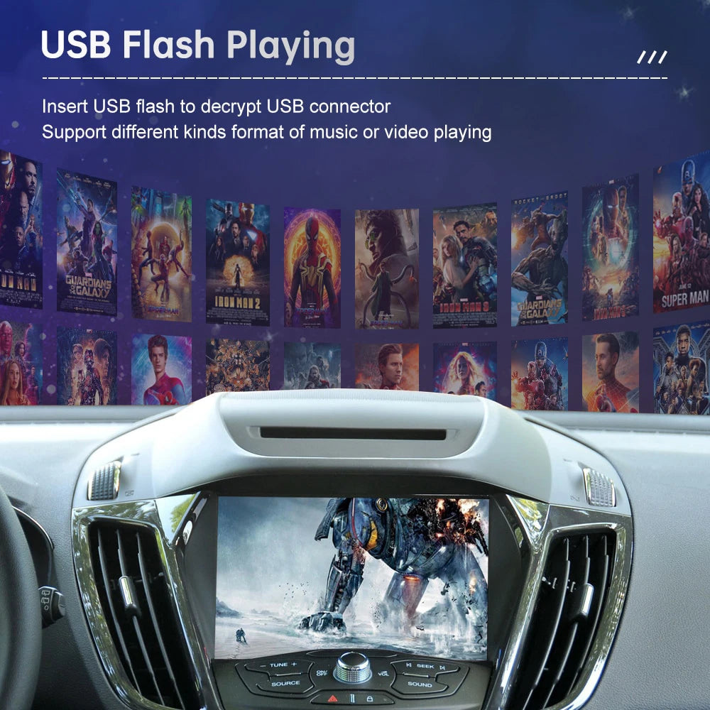 Wireless Carplay Android Auto For Ford Sync2 Explorer Focus Escape Fiesta C-max Edge Mustang Fusion Expeditio Flex Decoder box