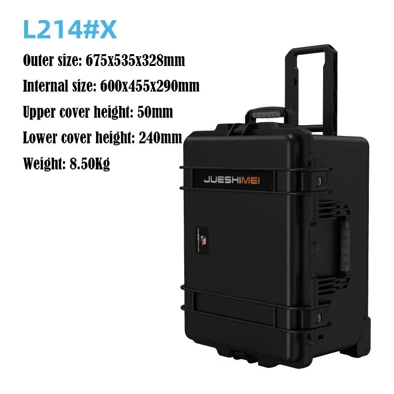 Pull Rod Toolbox Plastic Waterproof Outdoor Sealing Equipment Aviation Instruments Photography Equipment Safety Protection Box