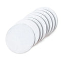 10/20pairs 6cm Round Black Self Adhesive Hook and Loop Dots Sticky Glue Coins Tape Loop Fastener For Home Classroom Office