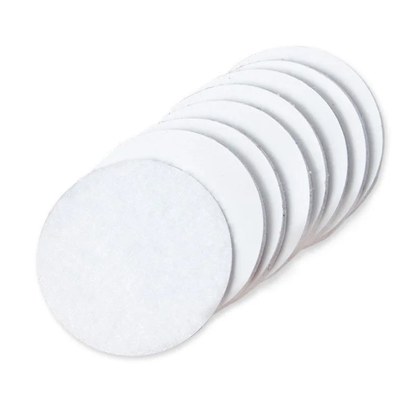10/20pairs 6cm Round Black Self Adhesive Hook and Loop Dots Sticky Glue Coins Tape Loop Fastener For Home Classroom Office