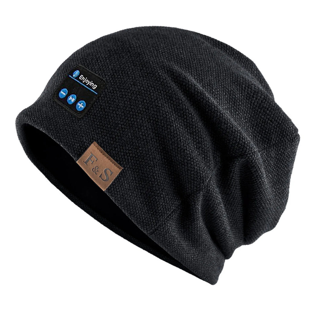 Bluetooth Headphone Wireless Smart Cap Headset Women Beanie Hat Speaker Hunting Camping Running Music Earphone Spring Autumn Hat