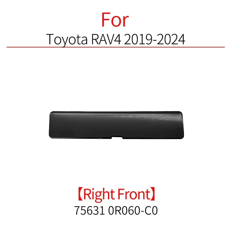Car Roof Rail Racks Cap Cover Shell Roof Side Garnish Lid Roof Luggage Rack Cover Plate For Toyota RAV4 XA50 Accessorise 2019-20