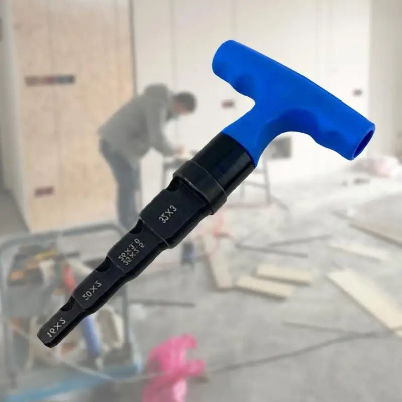P9FB Deburring Tool Pipe Inner Chamfer Tool 4 in 1 Multilayer Ratchet with Rotation