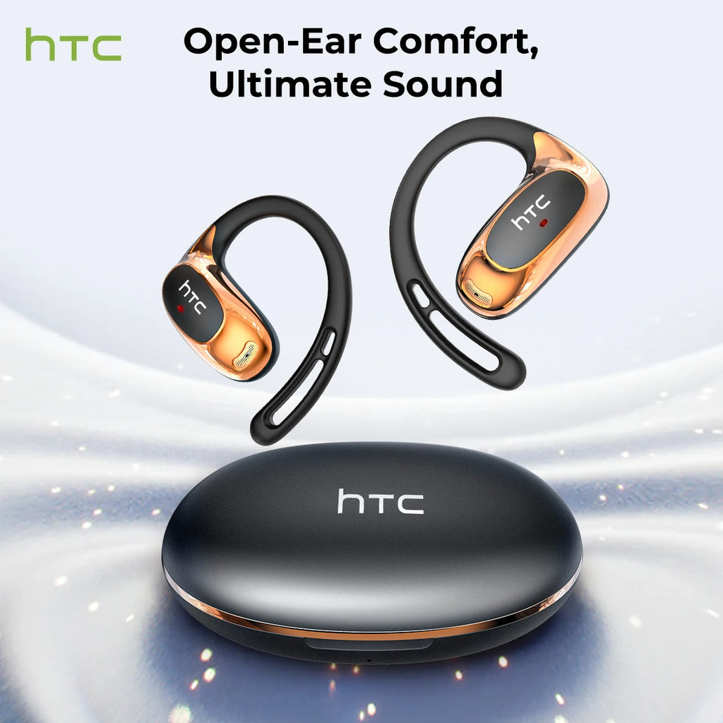 Bluetooth Auricles HTC NE35 2026 AI Real-Time Language Translator Earbuds 134 Languages BT6.0 IPX5 90H Battery Wireless Headset
