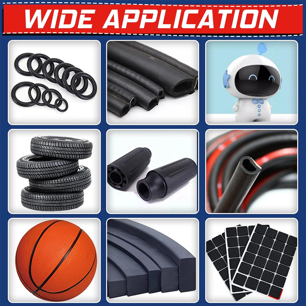 100% Original 480 Black Super Glue Instant Quick-drying Black Cyanoacrylate Adhesive Leather Rubber Tyre, plastic Strong Bond Liquid Glue Tool,with distribution 0.7oz (6pcs).