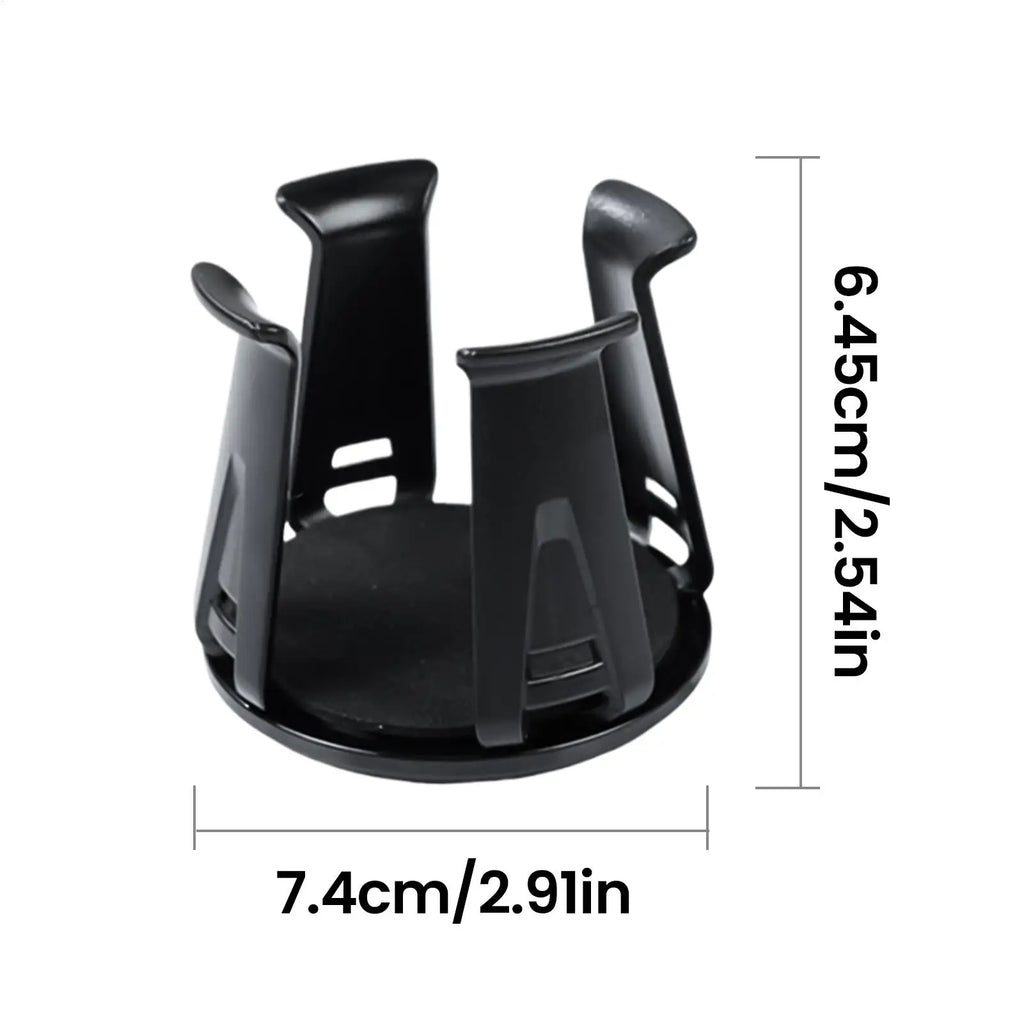 Beverage Rack Car Cup Holders 1 Pair Automotive Interior Adhesive Cup Mount Storage Accessories For Vehicles Truck Van SUV RV