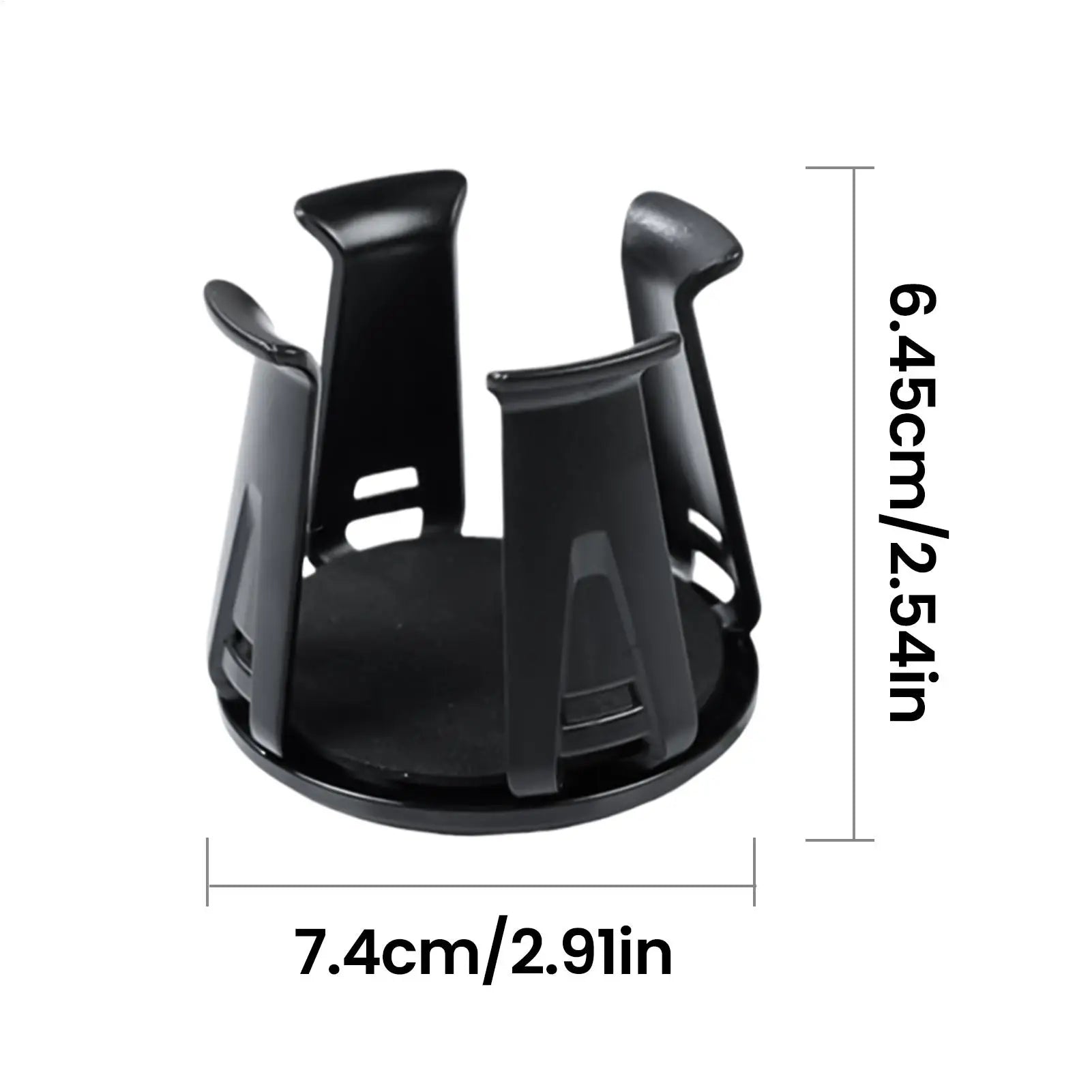 Beverage Rack Car Cup Holders 1 Pair Automotive Interior Adhesive Cup Mount Storage Accessories For Vehicles Truck Van SUV RV