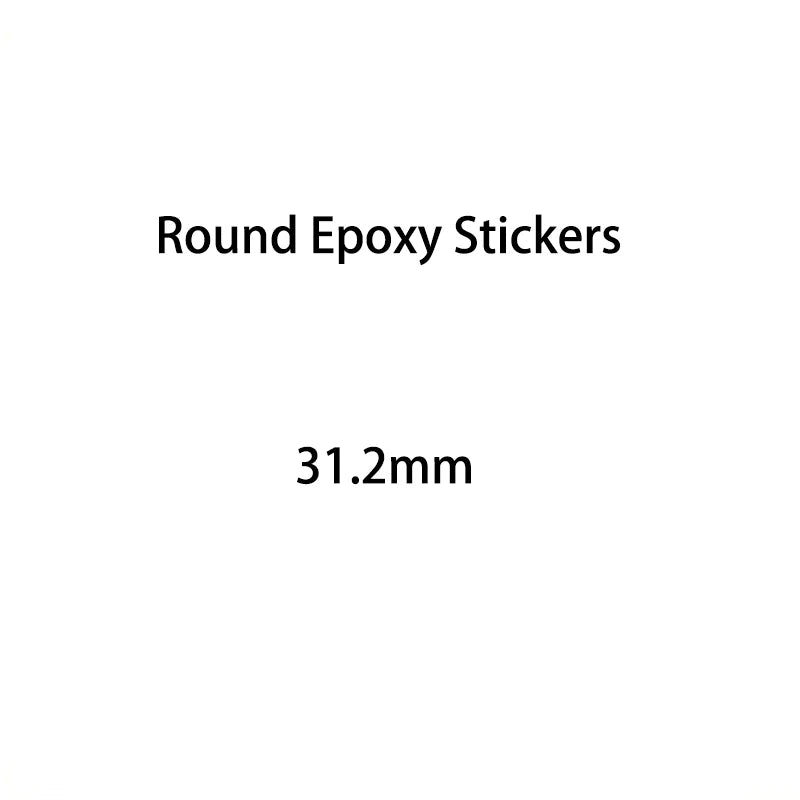 50/100/200/500pcs 3D Clear Epoxy Stickers Round Square Heart Oval Dome Adhesive Stickers Domed Cups for DIY Jewelry Making