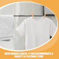 2Pcs Clothesline Elastic Portable Clothes Drying Rope Camping Travel Outdoor Laundry Line Adjustable Travel Clothesline