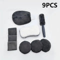 6/9Pcs Microfiber Car Wash Kit Scratch Free Auto Detailing Cleaning Tools Set Car Care Wash Mitt Towels Sponge Applicator Pads