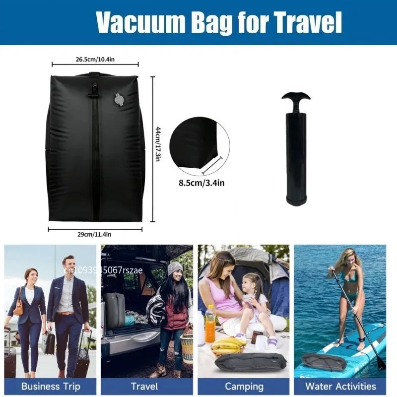 Vacuum Storage Bags,Travel Essentials Suitcases Clothes Organizer Packaging Bag Practical Accessories Compression Packing Cubes