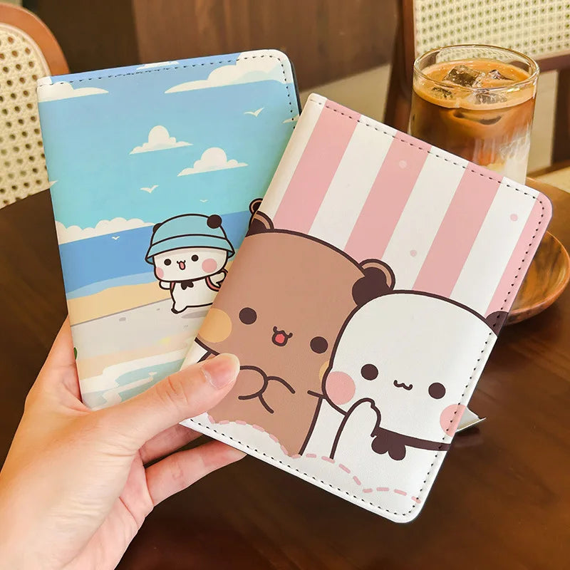 New Cartoon Cute Passport Holder Multifunctional Card Holder Documents Package Passport Wallet Portable Travel Passport Cover
