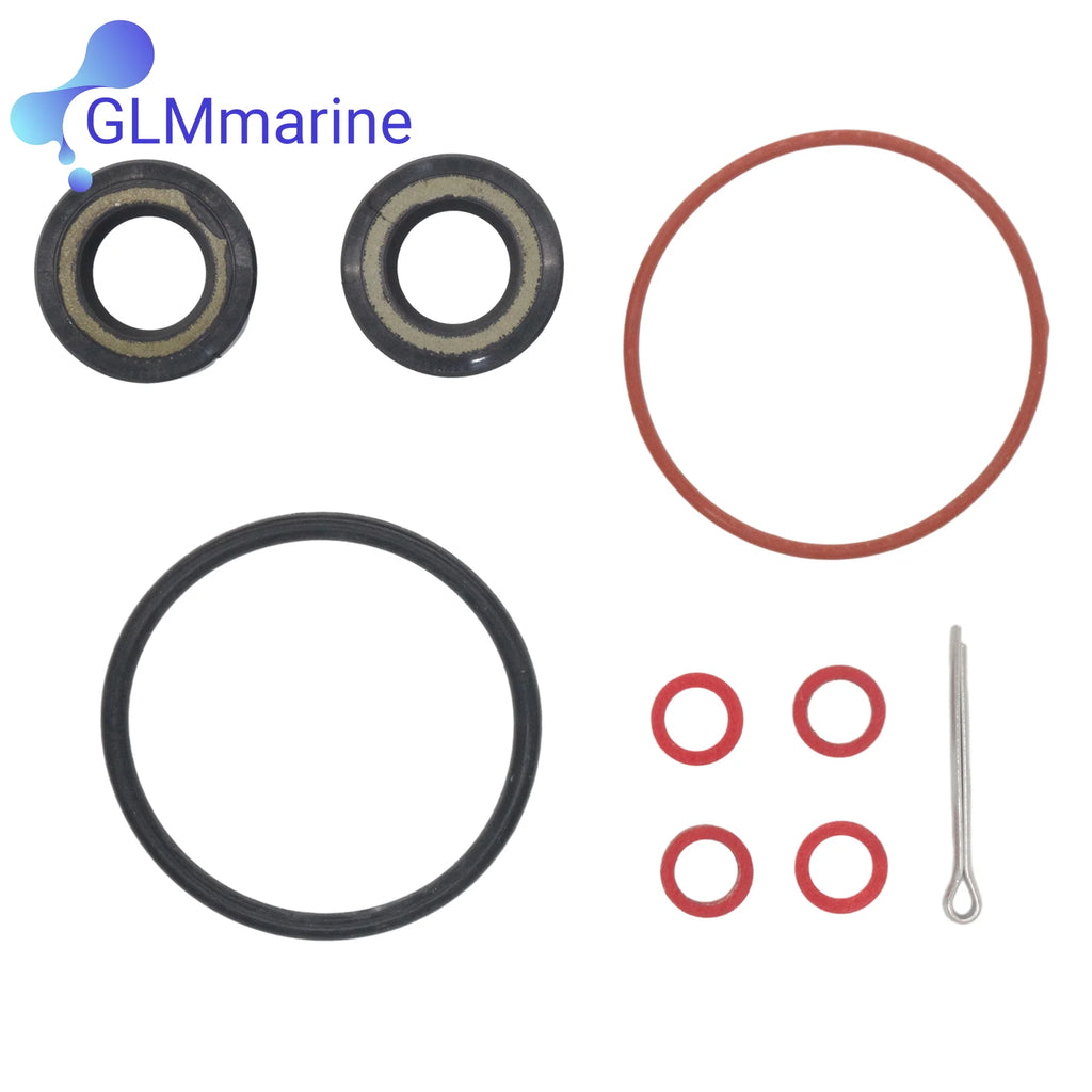Lower Unit Seal Kit with Prop Shaft Oil Seal for Yamaha Outboard Motor 6 8 9.9 HP Oil Seal 93101-15074 Cotter Pin 91490-30030