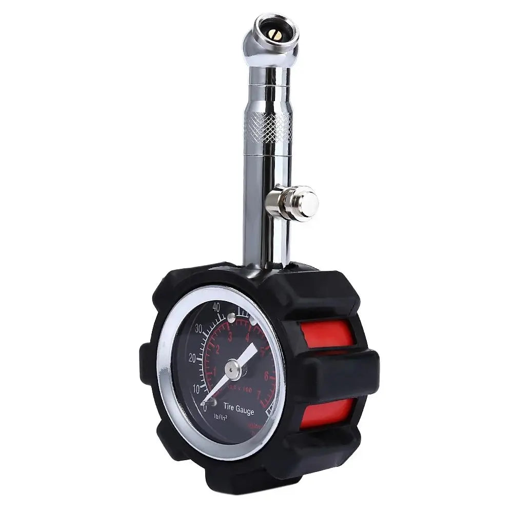 High Accuracy Tire Pressure Gauge Tyre Gauge Black 100 psi for Accurate Car Air Pressure for Car Truck and Motorcycle