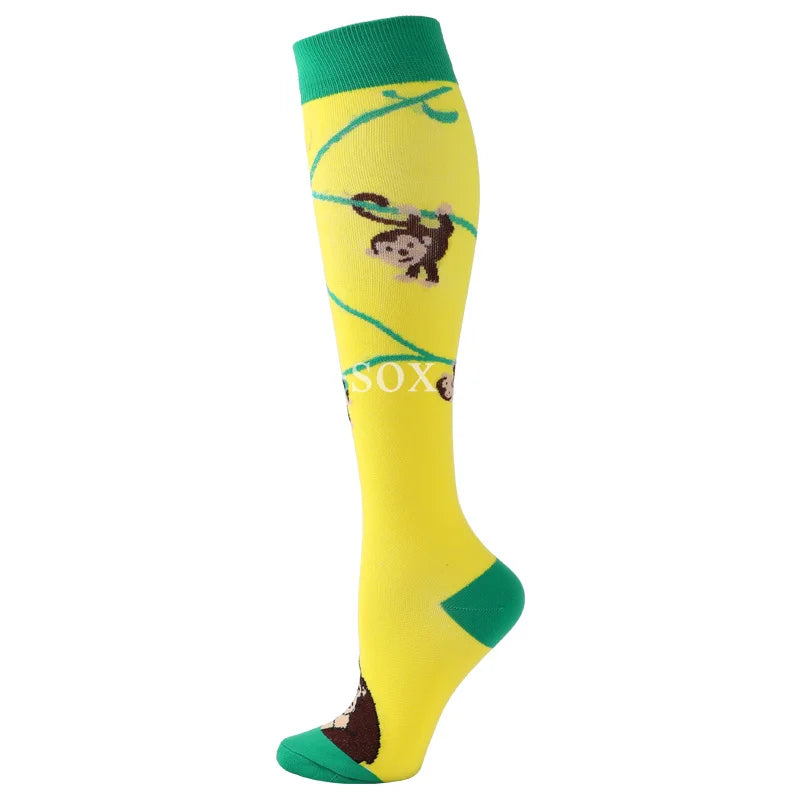 New Compression Socks Panda Cute Animal Socks Men Women Compression Socks For Running, Medical, Edema, Diabetes, Varicose Veins
