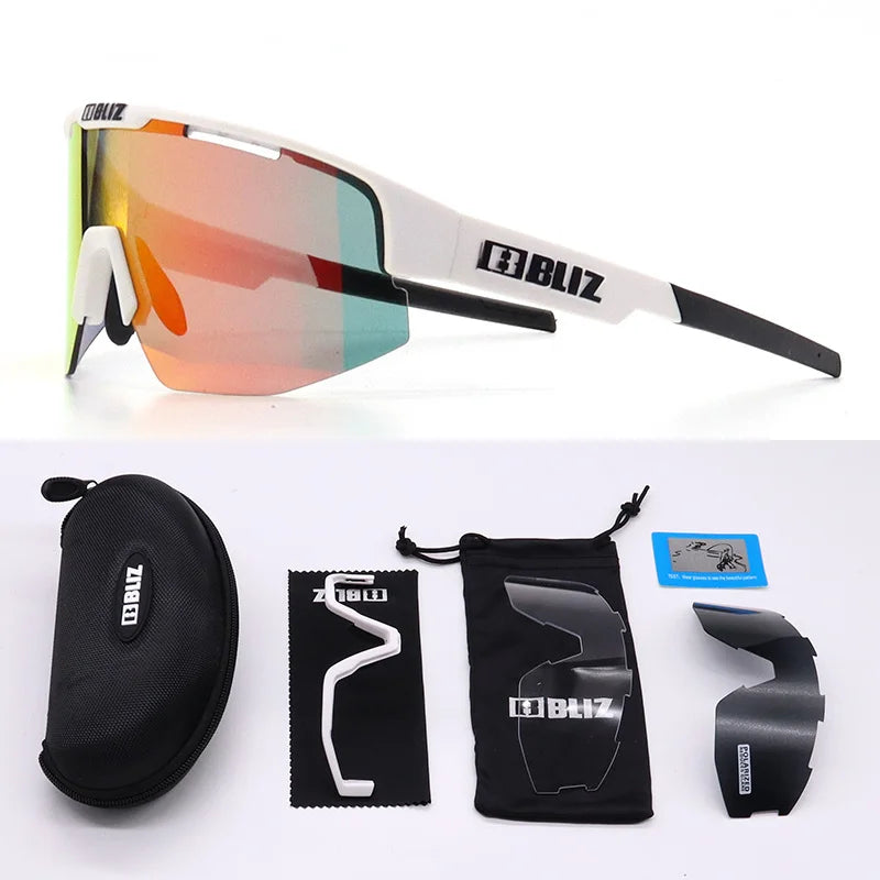 B BLIZ Matrix Unisex Sport Sunglasses TR90 Lightweight Cycling Glasses with Hydro Lens UV400 Protection for Running & Skiing