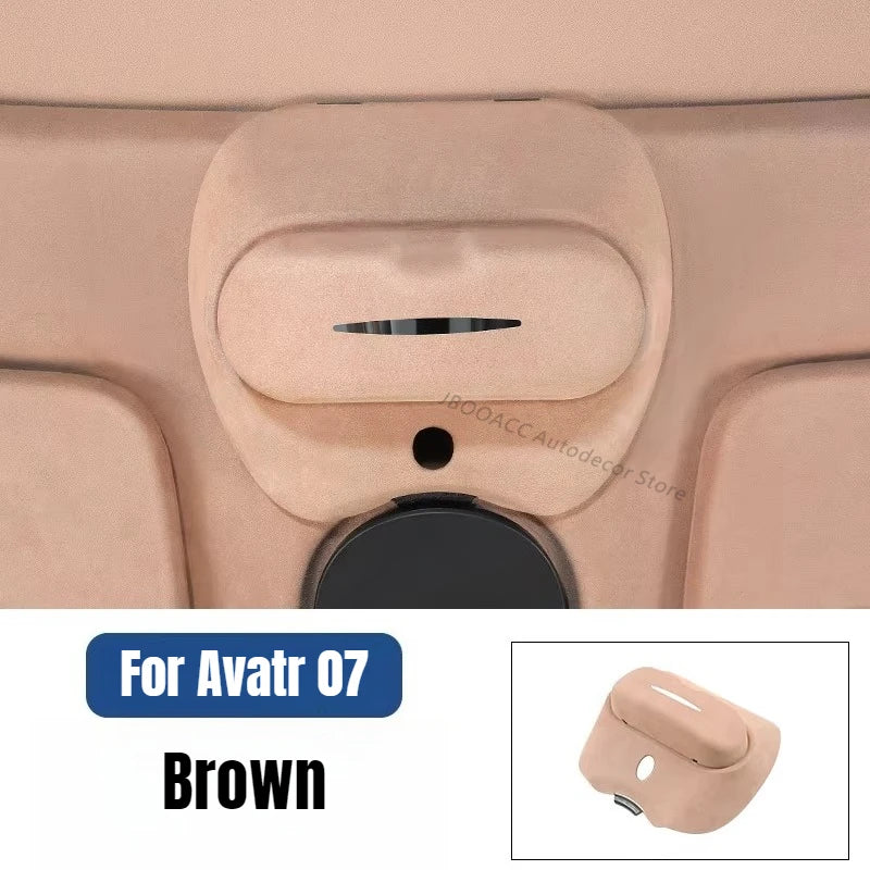 For Avatr 07 Car Glasses Case Sun Visor Sunglasses Holder Car Roof Eyewear Storage Clip Auto Interior Decoration Car Accessories
