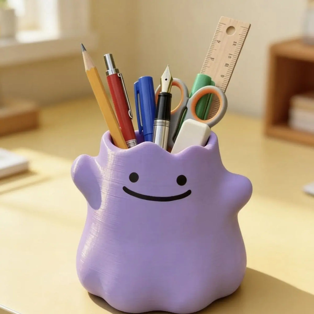 Pokémon Ditto Pencil Holder, Creative and Personalized Pen Organizer, Desktop Decoration, Cute Gift for Friends