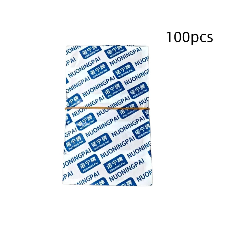 100PCS Waterproof First Aid Adhesive Bandages Breathable Wound Care Plasters Cushioned Dressings for Cuts Scratches