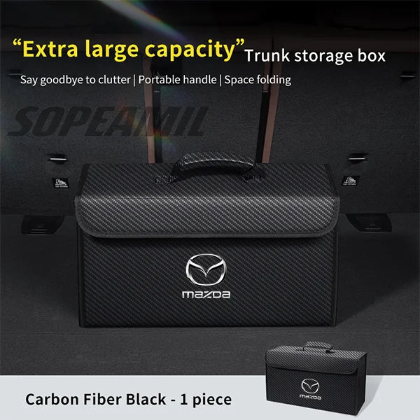Car Trunk Organizer Box Tailbox Stowing Tidying Storage Bag For Mazda 3 6 SKYACTIV Axela Atenza CX30 CX60 CX70 CX80 CX3 CX5 CX9
