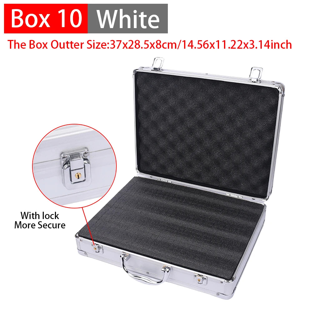 Aluminum alloy Tool Case Outdoor Vehicle Kit Box Portable Safety Equipment instrument Case Suitcase Outdoor Safety Equipment