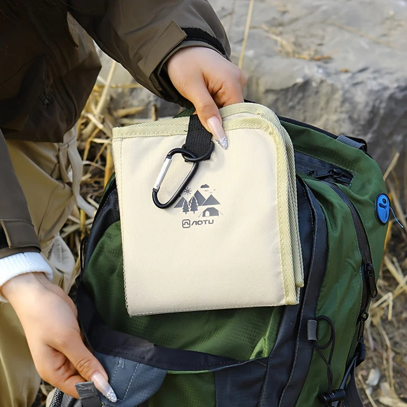Outdoor Camping Foldable Seat Cushion, Moisture-Proof Mat for Hiking Picnic, 3 Colors