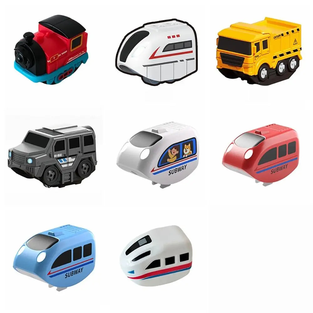 Plastic Magnetic Tracks Train Anti-gravity Intelligent Toy Magnetic Train Diecast Toy Smooth Steady Driving Electric Train