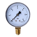 6 Bar Manometer 1/4 NPT Air Compressor High Strength Pressure Gauge 2.3 Face for Air Water Oil Gas Measurement