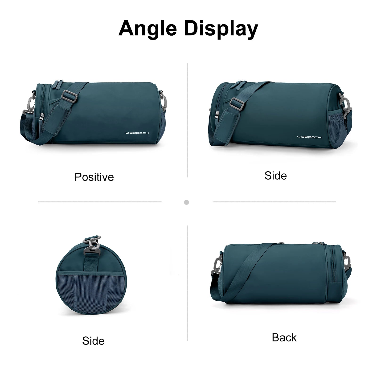 Versatile Daypack Gym Bag Yoga Crossbody Bag For Women Men, Sports Hiking Bag With Shoe Compartment Wet Clothes Compartment Bag