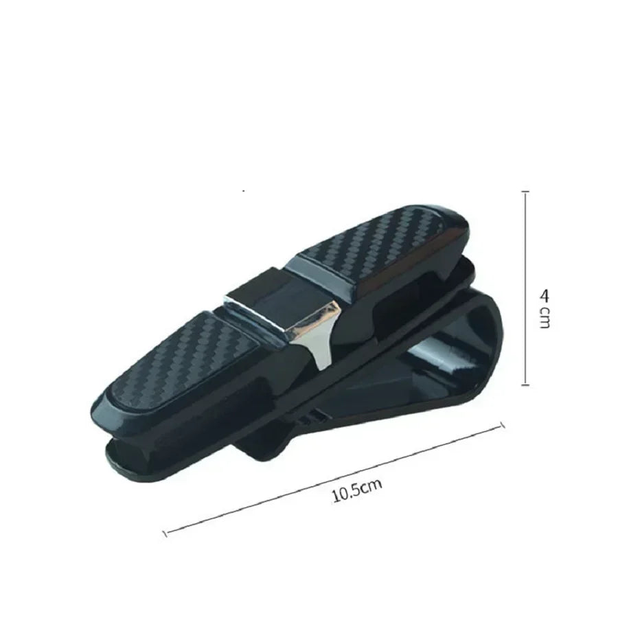 Car Glasses Case Auto Sun Visor Glasses Holder Sunglasses Clip Card Holder Eyeglasses Accessories Car Accessories Interior