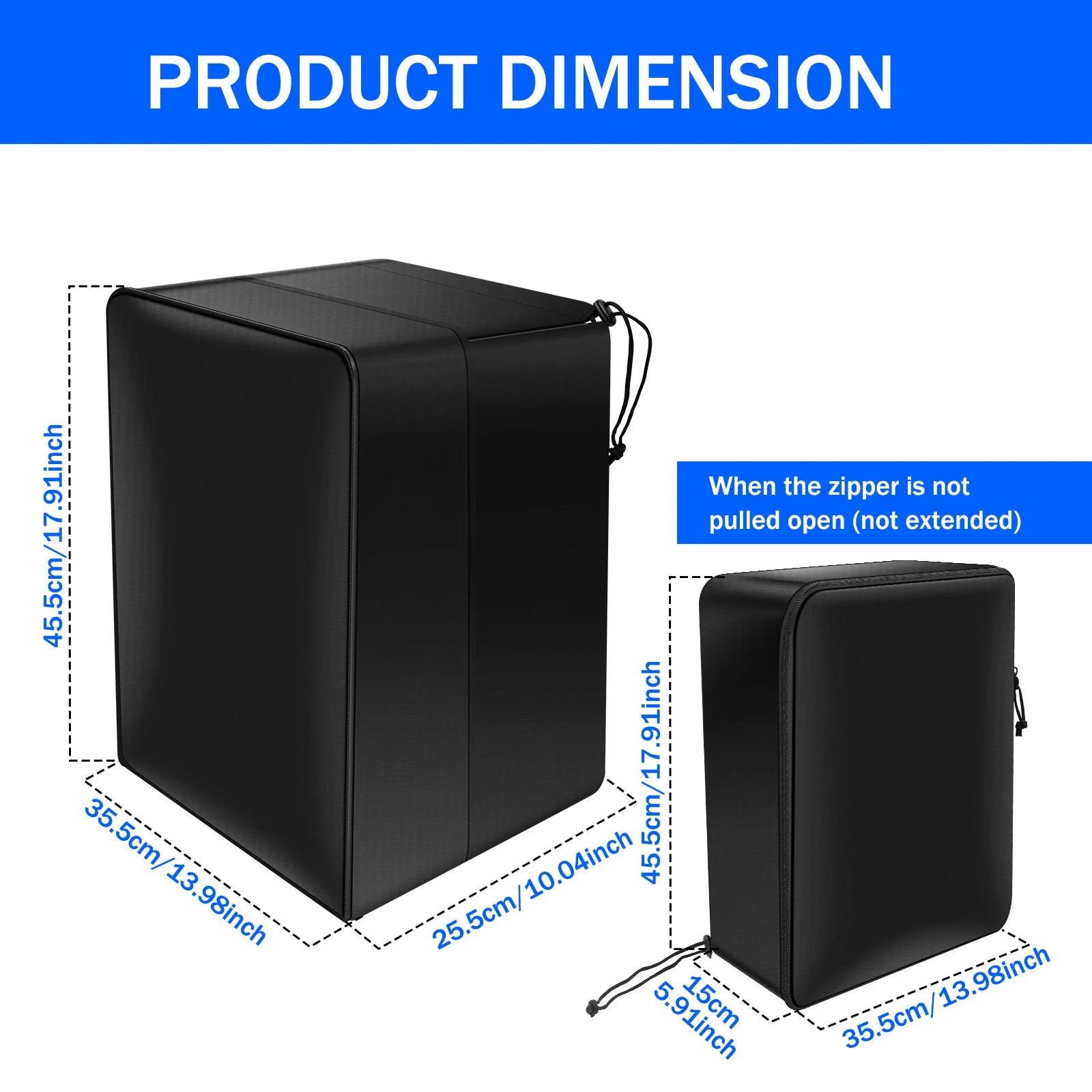 EV Charging Station Cover Oxford Waterproof Dust Electric Vehicle Charger Protector with Adjustable Zipper EV Charger Rain Cover