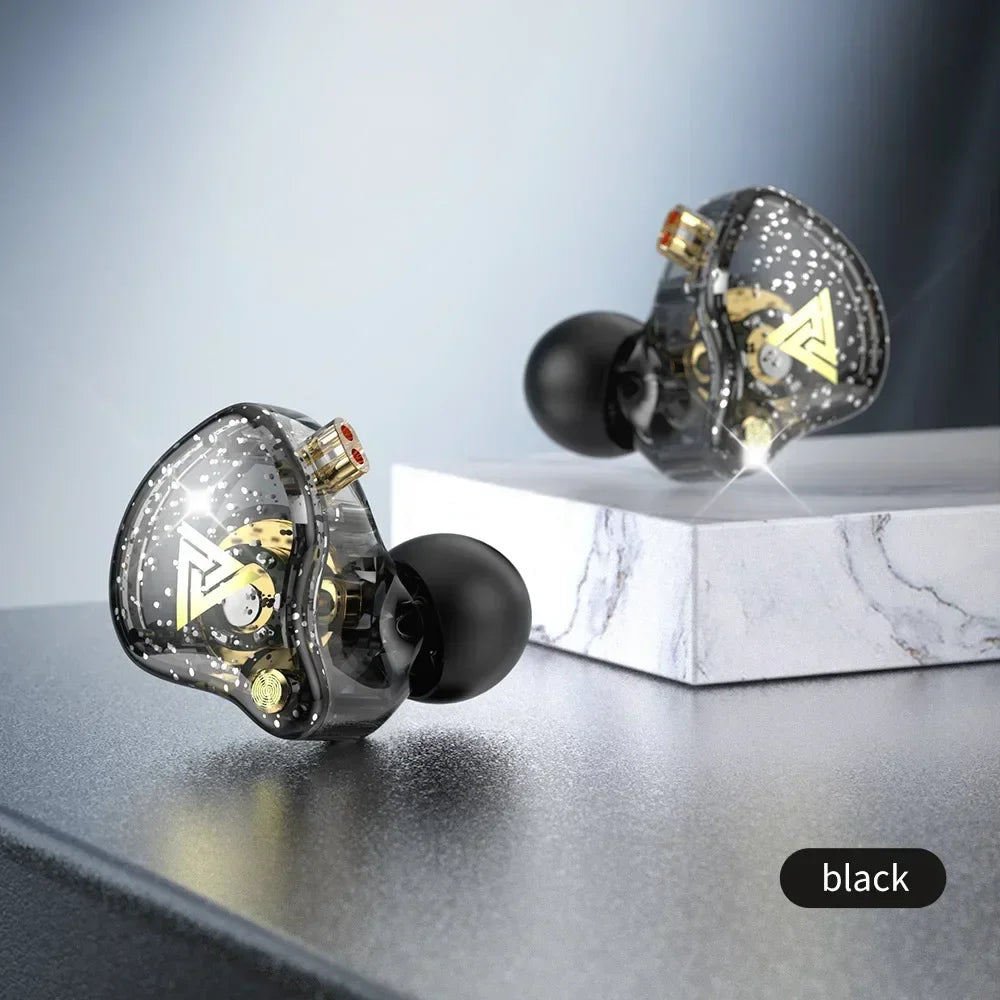 Original QKZ AK6 PRO headset HiFi fever bass in-ear wired mobile phone computer headset monitor with microphone