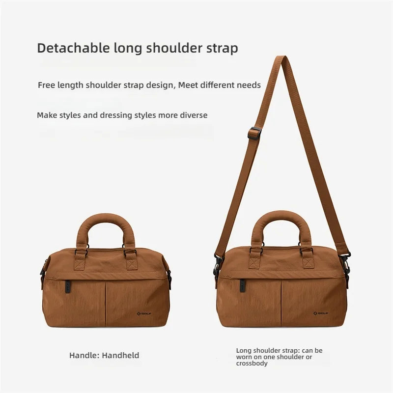 GOLF QUALITY Waterproof Nylon Crossbody Bag for Women Large Capacity Fashion Sling Shoulder Bag with Soft Handle Versatile