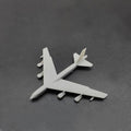 1PCS B-52G Stratofortress Bombardment Aircraft Model 1/700 1/400 1/350 Scale Bomber with Landing Gear DIY Fighting Airplane Mold