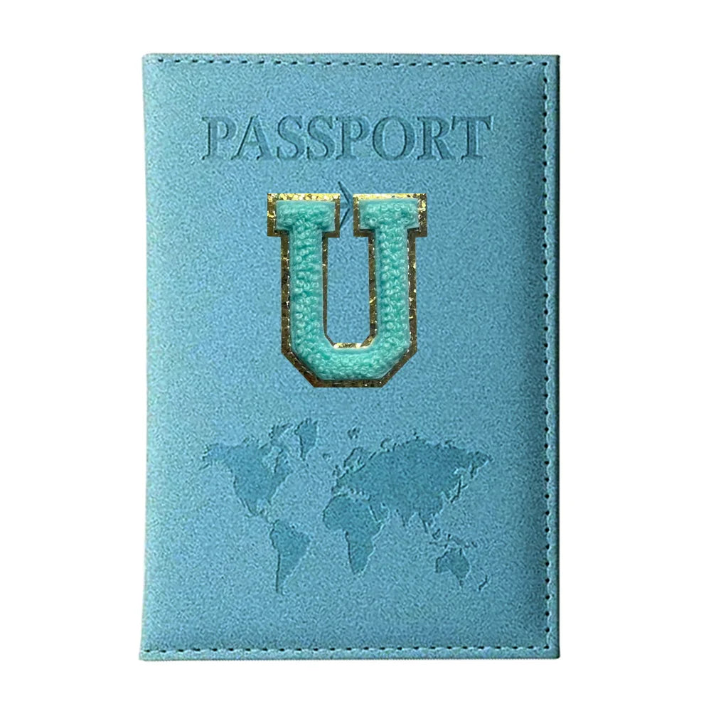 Passports Case Passport Covers Unisex Travelneedments Grren Letter Series Passport Holder Travel Passport Protective Cover