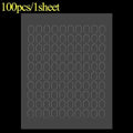 100/2000x Double Sided Tape Adhesive Dots Poster Clear Glue Oval Tape No Traces Doll Foot Fixed Sticker Waterproof For DIY Craft