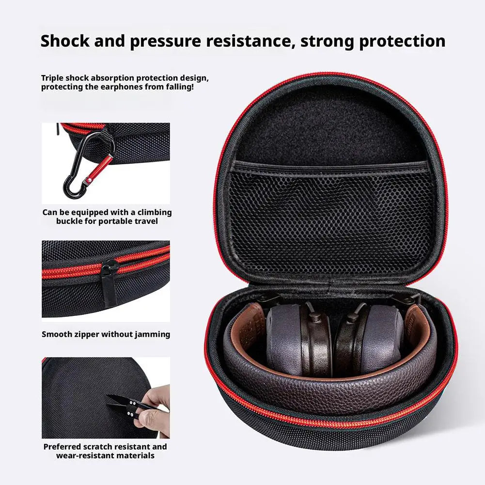 For ForMarshall Major 1/2/3/4/5 Head Mounted Headphone Bag Scratch-resistant Wear-resistant Shockproof Earphone Storage Bag ﻿