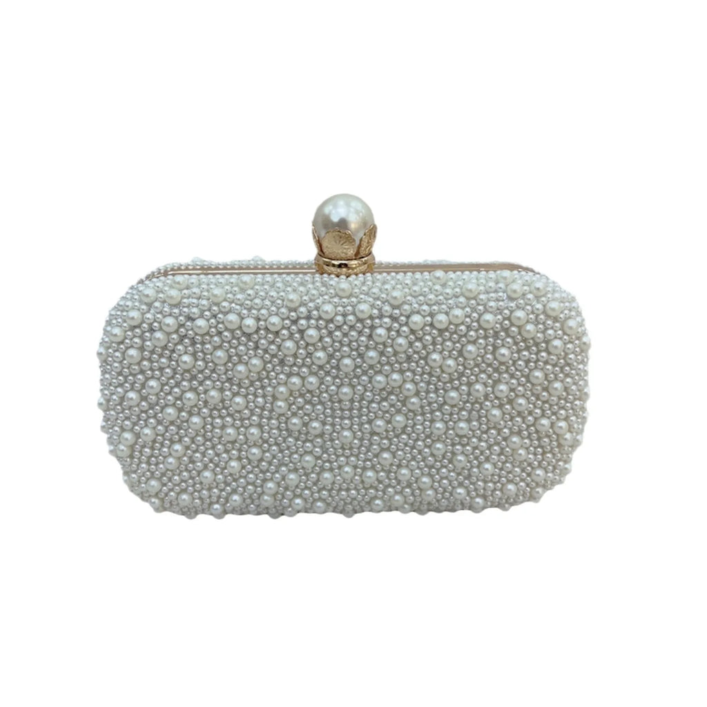 Luxury Wedding Evening Dress Bag Chain Shoulder Bag Women's Pearl Wallet Women's Party Handbag Fashion Designer Brand Purse