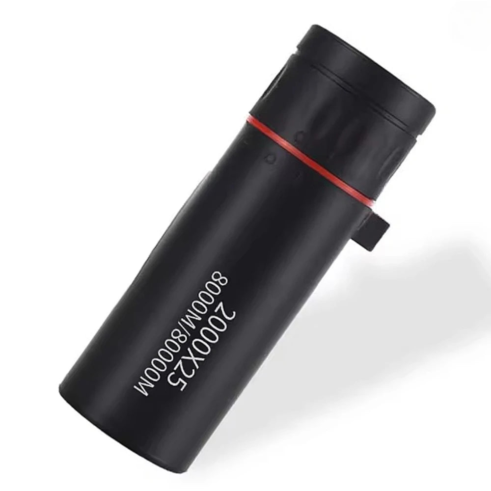 2000X25 High Magnification High-Definition Binoculars, Mini Portable Outdoor Travel Professional Telescope