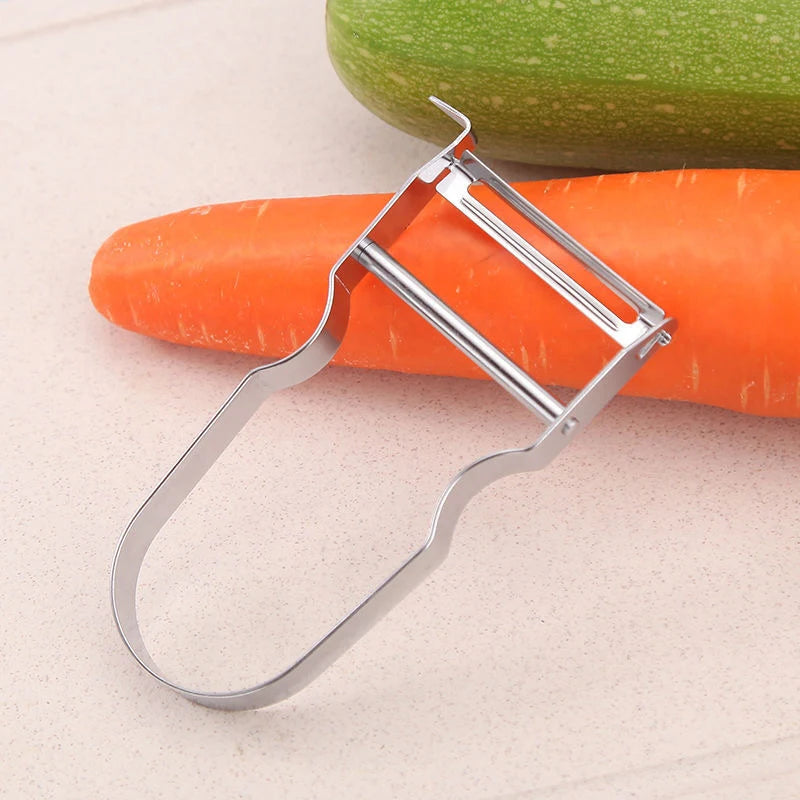1Pc Stainless Steel Peeler Kitchen Vegetable Fruit Peeler Potato Slicer Carrot Peeler Multiple-Function Kitchen Accessories