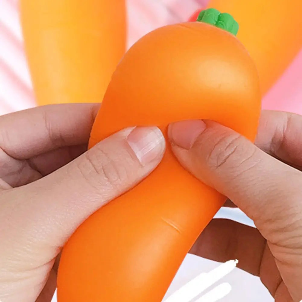 Carrot Squishy Games Sausage Carrot Vegetable Giant Stress Toy Sensory Fun For Kids Teens & Adults Carrot Skateboard Squish1/2/3