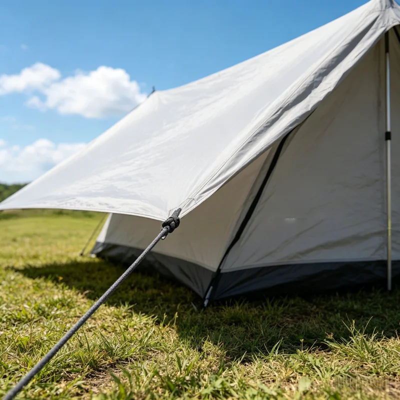 For Camping Tent, Suitcase, Bicycle, Cooler - Heavy Duty Rope & Safety Hook Locks, Adjustable Elastic Strap 8mm Bungee Cord