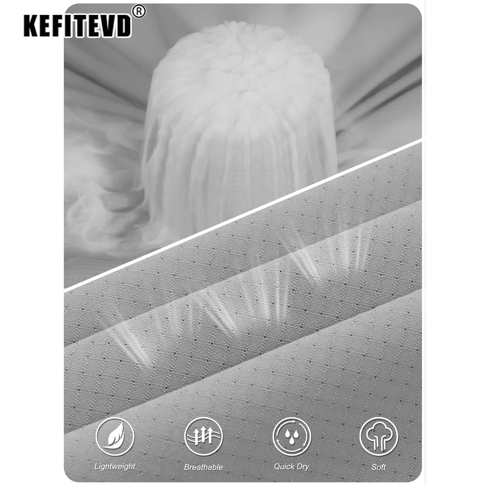 KEFITEVD Women's UPF 50+ Breathable Fishing Shirts Sun Protection Lightweight Shirt Soft Outdoor Hiking Athletic Camping Tops