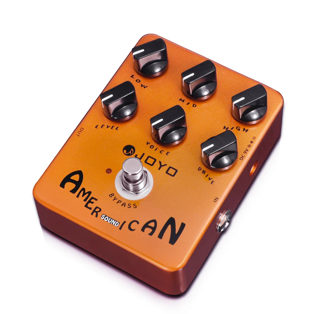 JOYO-JF-14 AMERICAN SOUND Electric Guitar Pedal Effects, Simulation 57 Deluxe Amplifier Pedals, True Bypass