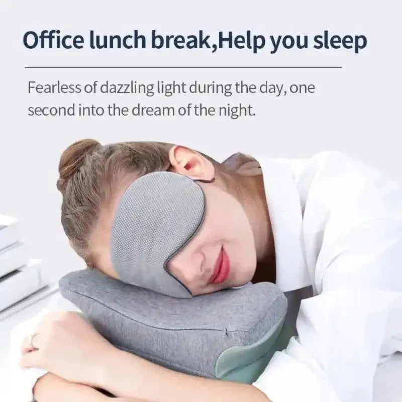 【IIOO】Ice Silk Eye Mask Adjustable Warm Cool Dual Use Breathable Sleep Mask For Travel And Comfortable Light Blocking